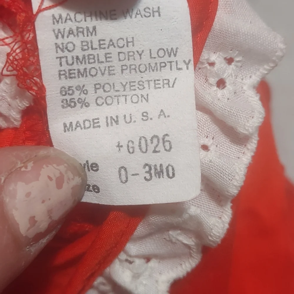 Vintage dress for baby girl size 0/3M